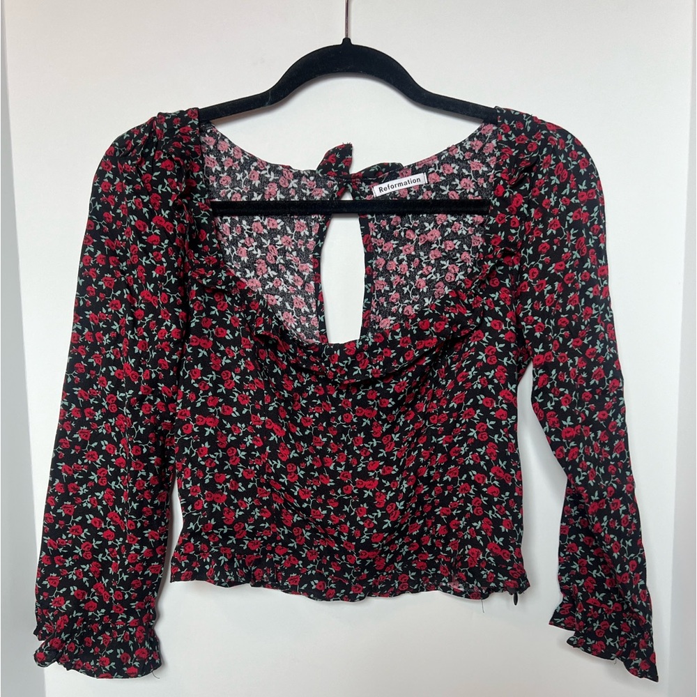 Reformation Brand Rose Blouse